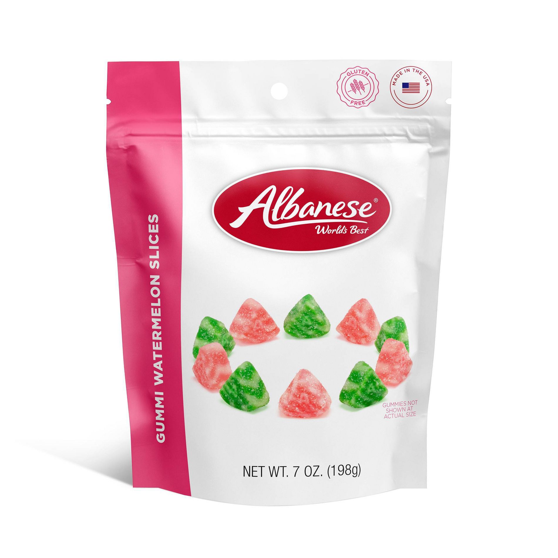 Albanese World's Best Watermelon Slices Candy - 7oz