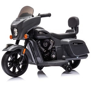 6V Electric Dirt Bike for Kids, Kids Ride-On Motorcycle Toys with USB, AUX, Music, and Headlight for Toddlers Aged 2-8 - 1 of 4