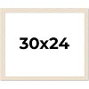 PosterPalooza | 30x24 Wide Barnwood Picture Frame, UV Acrylic, 6 Finishes - Grey, Brown, White, and Black - 2 of 4