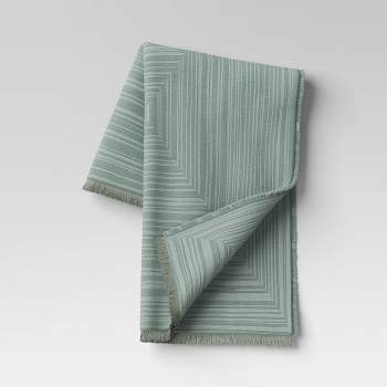 Square Patterned Chenille Woven Throw Blanket - Threshold™