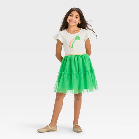 Girls' St. Patrick's Day Leggings - Cat & Jack™ Green Xxl : Target