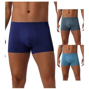 INSPIRE CHIC Men's 3 Pack Underwear Regular Fit Soft Comfortable Boxer Briefs - 1 of 4
