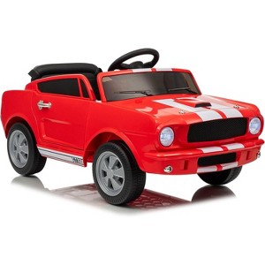 12V Ride on Toys for Toddlers with Remote Control, Licensed Ford  Shelby Kids Electric Vehicle with Safety Belt, 2 Speeds - 1 of 4