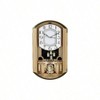 Gold Music Wall Clock with Crystal Pendulum. Features 12 Melodies, Adjustable Volume & Night Shutoff. Model C4900 - 3 of 4