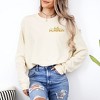 Simply Sage Market Women's Embroidered Hello Pumpkin Long Sleeve Garment Dyed Tee - 2 of 4