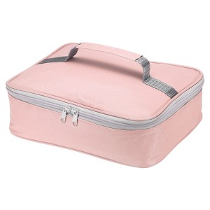 Unique Bargains Waterproof Insulated Portable Lunch Bags with Handle - 1 of 4
