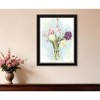 HomeRoots Flower Farm Bouquet Black Framed Print Wall Art - 2 of 4