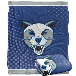 Daemen College Logo Dots Silky Touch Blanket White 50x60 - 1 of 4