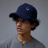 Anna-Kaci Corduroy Baseball Cap with Soft Ribbed Texture and Embroidered Smiley Detail - 2 of 2