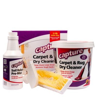Capture Carpet Total Care Carpet Cleaning Kit 2.5 Pound - 250 sq. ft. Coverage.