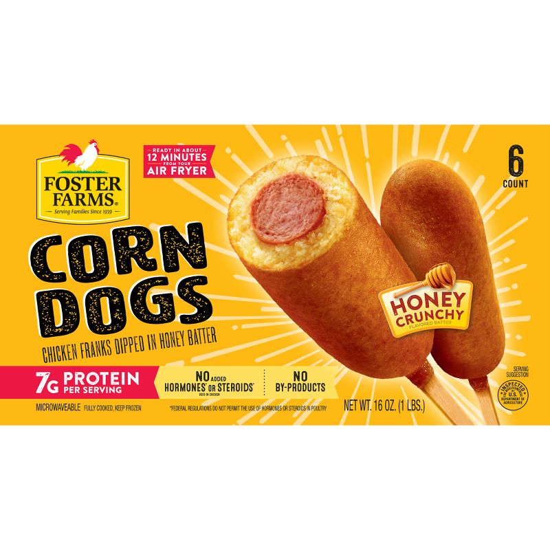 Foster Farms Corn Dogs - Frozen - 16oz/6ct, 6 of 11