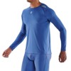 SKINS SERIES-3 MEN'S LONG SLEEVE ACTIVE TOP BLUE - 3 of 4