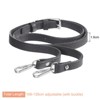 Unique Bargains PU Leather Adjustable Waterproof Handbag Crossbody Strap Grey - 2 of 4