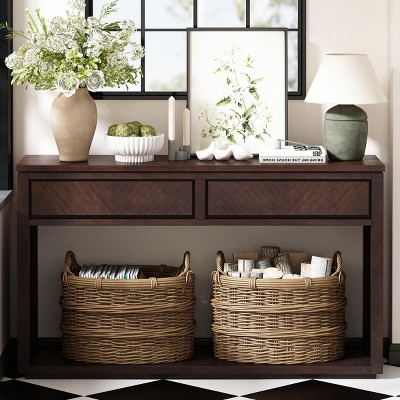 Donsole Table With Drawers,Console Table Contemporary,Console Table Storage,Console Table Entrance,Rectangle Console Table -Maison Boucle