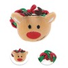 Unique Bargains Christmas Hair Rope Elk Cartoon Bell for Christmas Red Green 1 Pc - 3 of 4