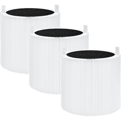 Nispira Mini Max Replacement Filter For Blueair Blue Pure Mini Max Air Purifier 3-in-1 Activated Carbon, 3 Packs