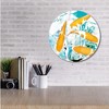 Courtside Market Global Wonders Photography Collection, Orange Koi Statement Piece Wood Décor - 2 of 4