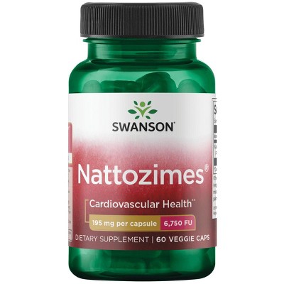 Swanson Nattozimes 195 mg 60 Veggie Capsules.