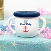 Pavilion Gift Company - Boat Baby - 3.5" Silicone Snack Bowl with Lid - Dining Bowls - 3 of 4