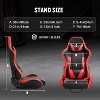 Dardoo Adjustable Red Racing Seat In PU Leather With Headrest Lumbar Support Reclining Backrest And Double Slide Fit For Our Sim Cockpit - 2 of 4
