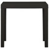 vidaXL Patio Table Anthracite 31.1 inches x25.6 inches x28.3 inches  Plastic - 2 of 4
