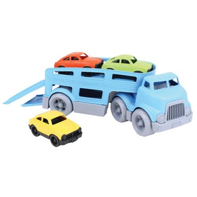 green toys car carrier vehicle set toy