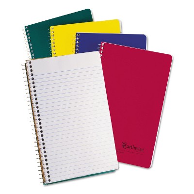 Oxford Earthwise Small Size Notebook College/Medium 6 x 9 1/2 White 150 Sheets 25447