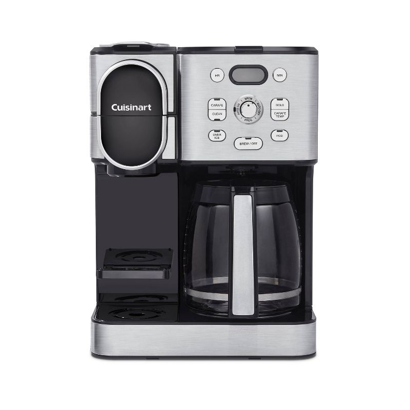 Cuisinart Coffee Center 2-IN-1 Coffee Maker and Single-Serve Brewer - Stainless Steel - SS-16, 1 of 14