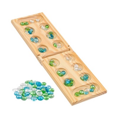 Probe Hues Wooden Foldable Mancala Game Set