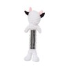 Country Living Cow Corduroy Squeaker Dog Chew Toy – Plush Dog Toy in Thermoplastic Rubber for Engaging Play and Cuddles - image 3 of 4