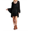 Women's Ruffles & Lace Dress - Velzera - 2 of 4