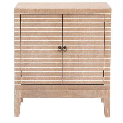 Contemporary Wooden Cabinet Light Brown - Olivia & May