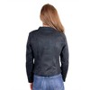 Women's Suede Cropped Moto Jacket - Coalition LA - 2 of 3