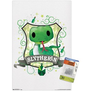 Trends International The Wizarding World: Harry Potter - Slytherin Charm Unframed Wall Poster Prints - 1 of 4