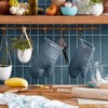 KITCHENAID Asteroid Oven Mitt 2-Pack Set, Fog Blue, 7"x12.5" - 4 of 4