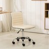 NicBex Home Office Chair with Rotatable Modern Adjustable Height Faux Leather Computer Chair with 5 Wheels for Office, Study, Bedroom - 3 of 4