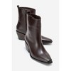 Lexia - Brown Leather Western Boot (Women) brown leather 9 Forever & Always Shoes US - 2 of 4