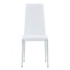 FONTOI 6PCS Dining Chairs with Metal Legs&Ergonomic Back for Dining Room, Meeting Family Dining Needs, White&Silver, 15"*38.6"*15" - 4 of 4