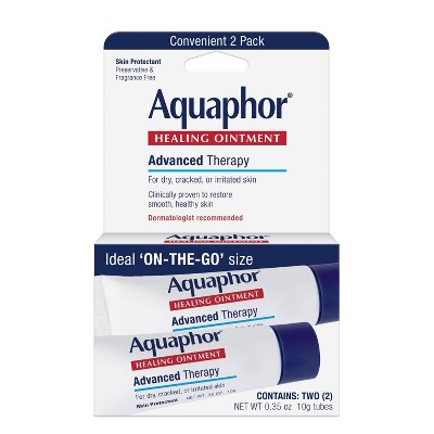 Aquaphor Healing Ointment On The Go For Dry & Cracked Skin - 2ct/0.35oz