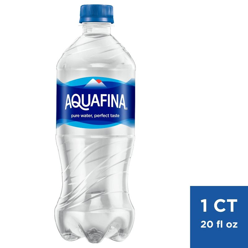 Aquafina Pure Unflavored Water - 20 fl oz Bottle, 1 of 4