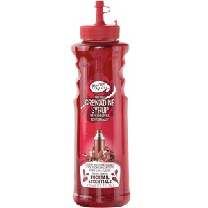 Master of Mixes Cocktail Essentials Grenadine Syrup - 375ml Bottle (12.7 Fl Oz) - Mixer Perfect for Bartenders and Mixologists - 1 of 4