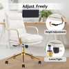 SAINTCY Leather Office Chair - Executive Desk Chair with Adjustable Height, Armrests & Swivel Wheels for Home Office - 360 Degree Swivel - 3 of 4