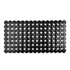 Cameo Non-Slip Bathtub mat, Modern Glaze Design, 27" x 15" Shower Mat with Suction Cups and Water Drain Holes, BPA, LaTeX, Phthalate Free (Black) - 2 of 4