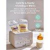GROWNSY 10-in-1 Fast Bottle Warmer Accurate Temp Control, with LCD Display, Timer, Defrost, Sterili-zing, Keep 24H, Double Bottle Warmer - 2 of 4