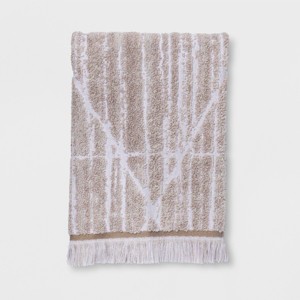 Diamond Lines Hand Towel Khaki - Project 62 , Brown