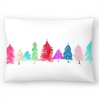 Christmas Trees By Pi Holiday Collection - 20 X 14 Throw Pillow -  Americanflat : Target