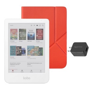 Kobo Clara Colour eReader (White) with Case Bundle - 1 of 4