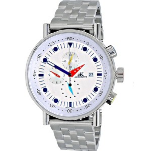 Adee Kaye Men's Mando-Mb White Dial Watch - AK2268-30SV - 1 of 1