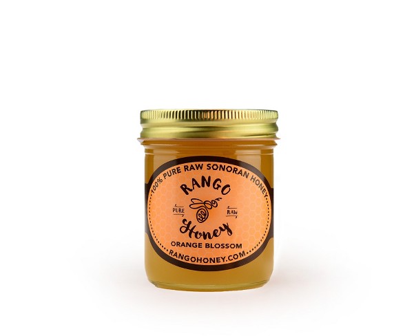 Rango Honey Pure Raw Sonoran Orange Blossom Honey - 12oz Jar