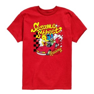Boys' - Sesame Street - SS Racing Short Sleeve Graphic T-Shirt - 1 of 3